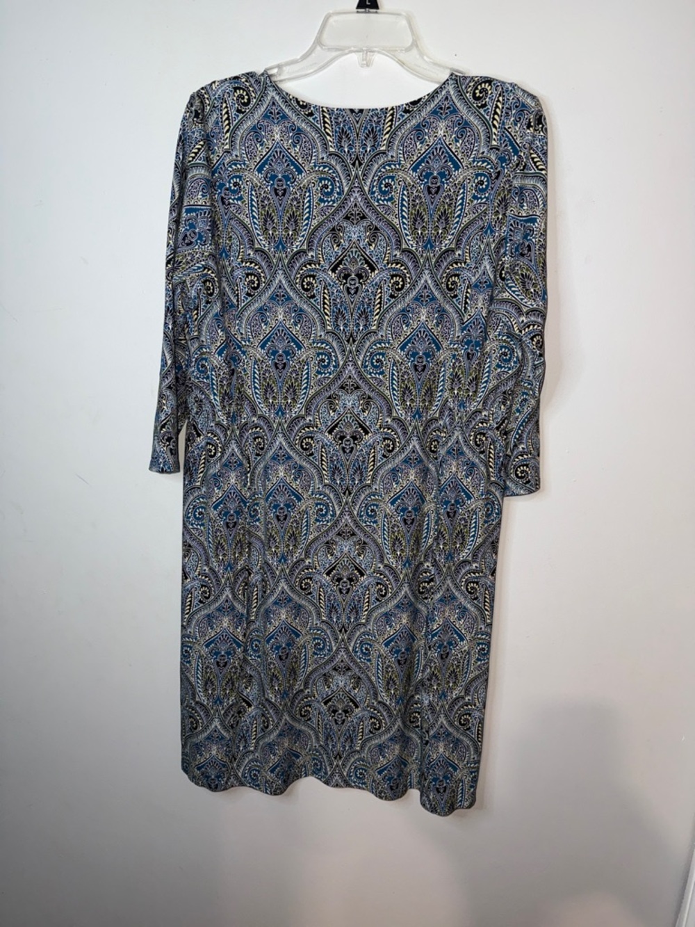 J. Jill Blue Paisley Midi Dress - Picture 4 of 6